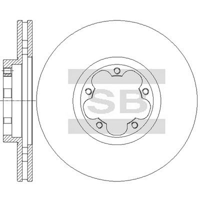 спирачен диск Hi-Q SD5312