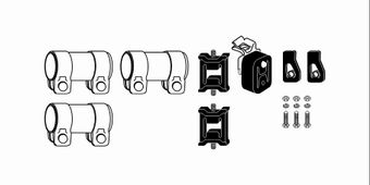 SET MONTARE SISTEM DE ESAPAMENT