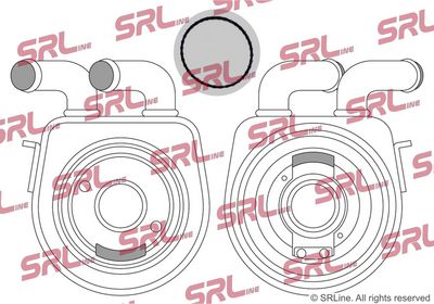 Oil cooler, engine oil