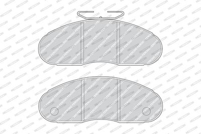 SET PLACUTE FRANA FRANA DISC FERODO FVR791 1