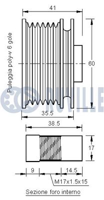 SISTEM ROATA LIBERA GENERATOR RUVILLE 542301 1