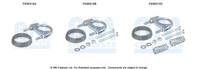 Монтажный комплект, катализатор BM CATALYSTS FK90414 для RENAULT SAFRANE