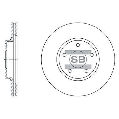 Тормозной диск Hi-Q SD3029 для INFINITI I35