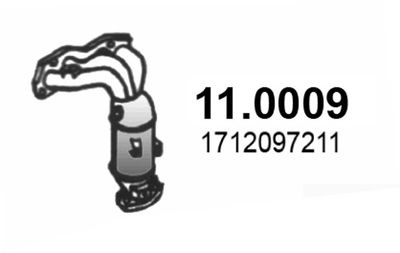 Катализатор ASSO 11.0009 для DAIHATSU SIRION