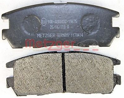 BREMSBELAGSATZ SCHEIBENBREMSE METZGER AUTOTEILE 1170414 3