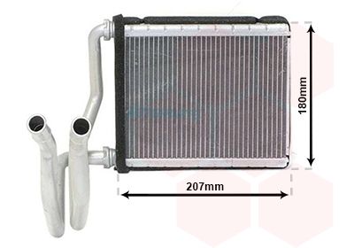 VAN WEZEL 53006727 Радиатор печки  для LEXUS RX (Лексус Рx)