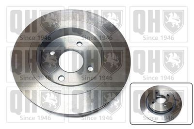 Тормозной диск QUINTON HAZELL BDC3807 для FORD SIERRA