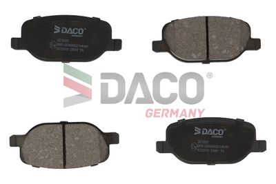 Комплект тормозных колодок, дисковый тормоз DACO Germany 321025 для ALFA ROMEO 159