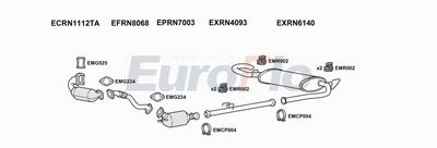 Układ wydechowy EUROFLO RNMAS25D7032B