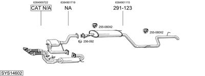 Układ wydechowy BOSAL SYS14602
