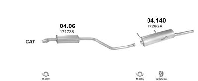 SISTEM DE ESAPAMENT POLMO POLMO00424