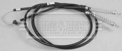 Тросик, cтояночный тормоз BORG & BECK BKB1814 для FIAT FIORINO