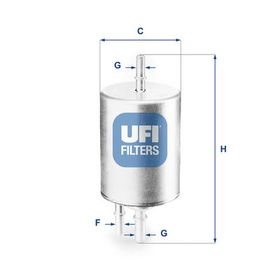Топливный фильтр UFI 31.831.00 для AUDI R8