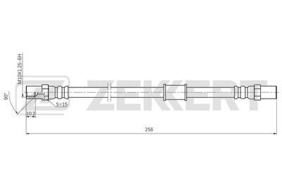 ZEKKERT BS-9503 Тормозной шланг  для CHEVROLET NIVA (Шевроле Нива)