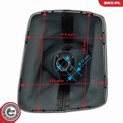 Pomello leva cambio ESEN SKV 63SKV557