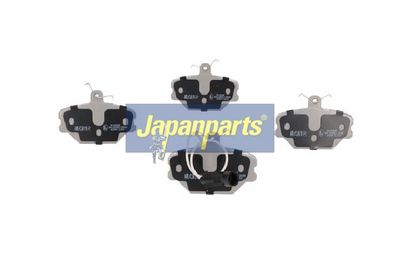 JAPANPARTS Stabdžių trinkelių rinkinys, diskinis stabdys