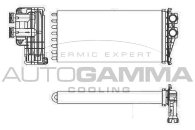 Теплообменник, отопление салона AUTOGAMMA 107261 для CITROËN DS5