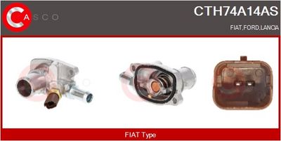 TERMOSTAT LICHID RACIRE CASCO CTH74A14AS