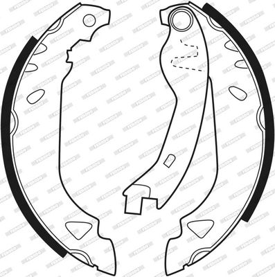 SET SABOTI FRANA FERODO FSB263 1