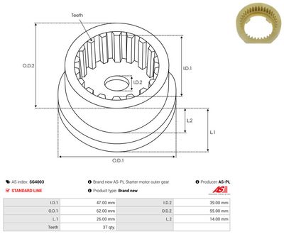 Vorschau Reparatursatz, Starter Ansicht 2