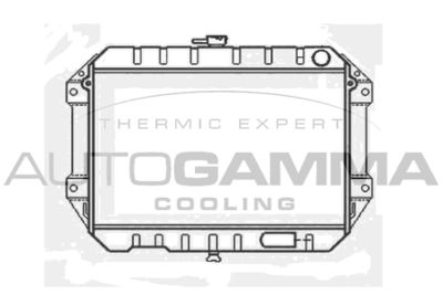 Радиатор, охлаждение двигателя AUTOGAMMA 103914 для DAIHATSU ROCKY