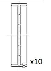 FAI AutoParts BM1025-STD Коренной вкладыш  для SUZUKI SX4 (Сузуки Сx4)