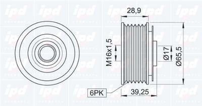 SISTEM ROATA LIBERA GENERATOR IPD 153439 1