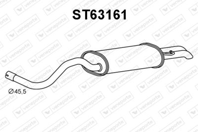 Глушитель выхлопных газов конечный VENEPORTE ST63161 для VW BORA