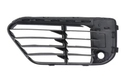 Voorbumper afdekking Voor Rechts (met parkeersensor gaten, plastic, zwart) past: BMW X1 F48 09.15-07.19