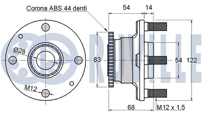 SET RULMENT ROATA RUVILLE 220236 1