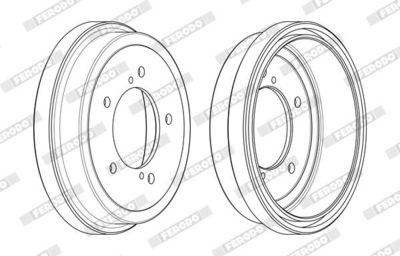 BREMSTROMMEL FERODO FDR329790 3