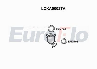 Katalizator EUROFLO LCKA0002TA