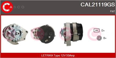 Генератор CASCO CAL21119GS для FIAT CINQUECENTO