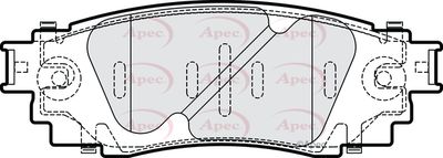 Brake Pad Set APEC PAD2307