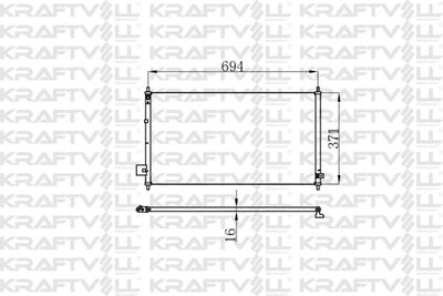 Конденсатор, кондиционер KRAFTVOLL GERMANY 08060019 для HONDA CITY