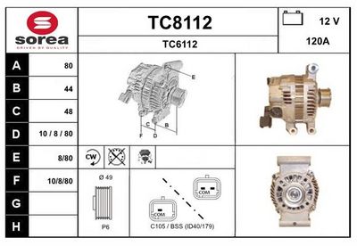 GENERATOR SNRA TC8112