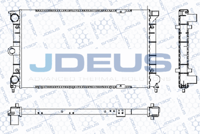 Радиатор, охлаждение двигателя JDEUS RA0300271 для SEAT TERRA
