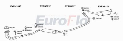 Układ wydechowy EUROFLO RN25221004D
