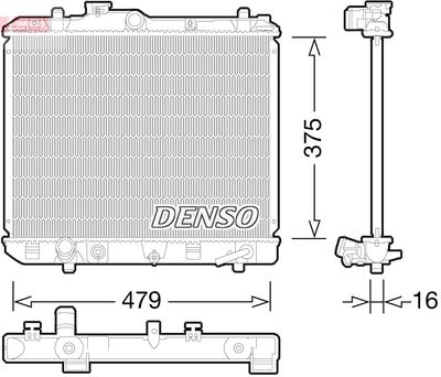 DENSO DRM47028 Крышка радиатора  для SUZUKI SPLASH (Сузуки Сплаш)