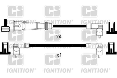 Комплект проводов зажигания QUINTON HAZELL XC774 для VW CORRADO