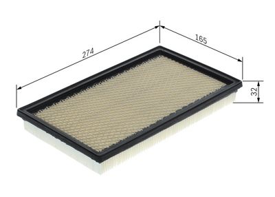 BOSCH Oro filtras