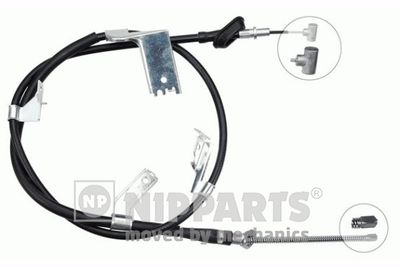 Тросик, cтояночный тормоз NIPPARTS J13860 для SUZUKI SPLASH