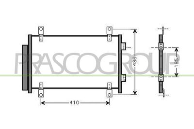 CONDENSATOR CLIMATIZARE PRASCO CI952C001