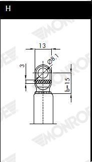 AMORTIZOR PORTBAGAJ MONROE ML5840 2