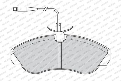 SET PLACUTE FRANA FRANA DISC FERODO FVR968 1