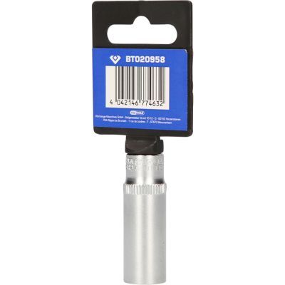 Brilliant Tools BT020958 Šestihranný nástrčný ořech 1/4", dlouhé provedení, 12 mm