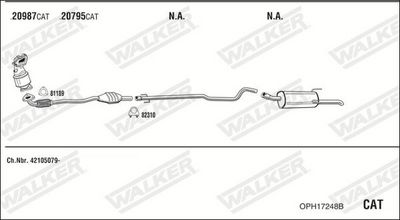 SISTEM DE ESAPAMENT WALKER OPH17248B