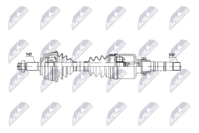 полуоска NTY NPW-CT-207
