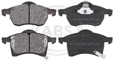 Комплект тормозных колодок, дисковый тормоз A.B.S. 37076 для CHEVROLET ASTRA