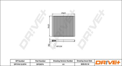 FILTER INNENRAUMLUFT DR!VE+ DP1110120374 1